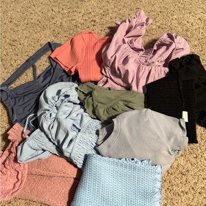 Crop summer tops